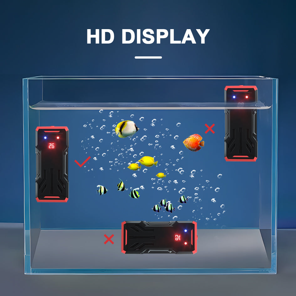 Smart Aquarium Heater | Titanium Alloy, LED Display, 100W–500W | Safe Bio Zone